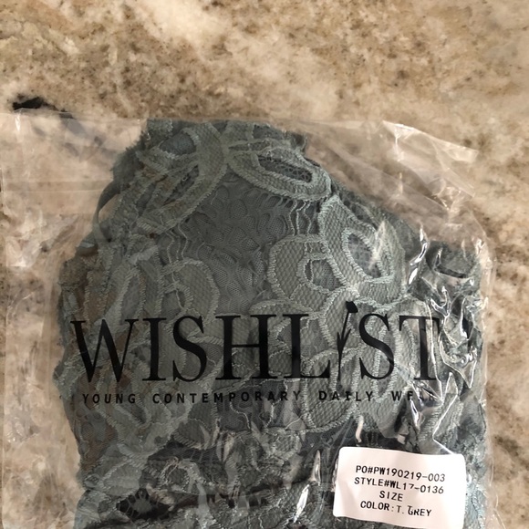 Wishlist Scalloped Lace Double Strap Bralette - Picture 3 of 3